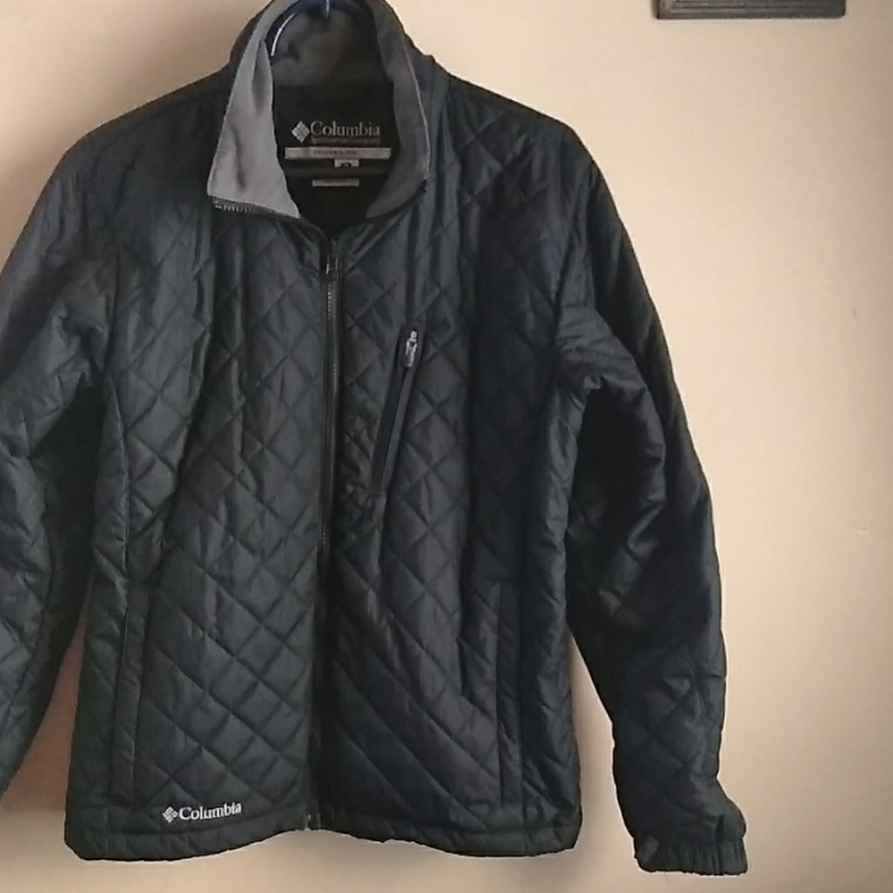 🌸HP🌸Columbia black quilted jacket women's medium